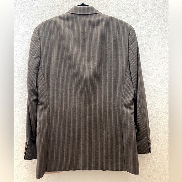 Hugo Boss Suit - Scorsese Movie - warm grey/brown with stripes - 38 R - Picture 2 of 11